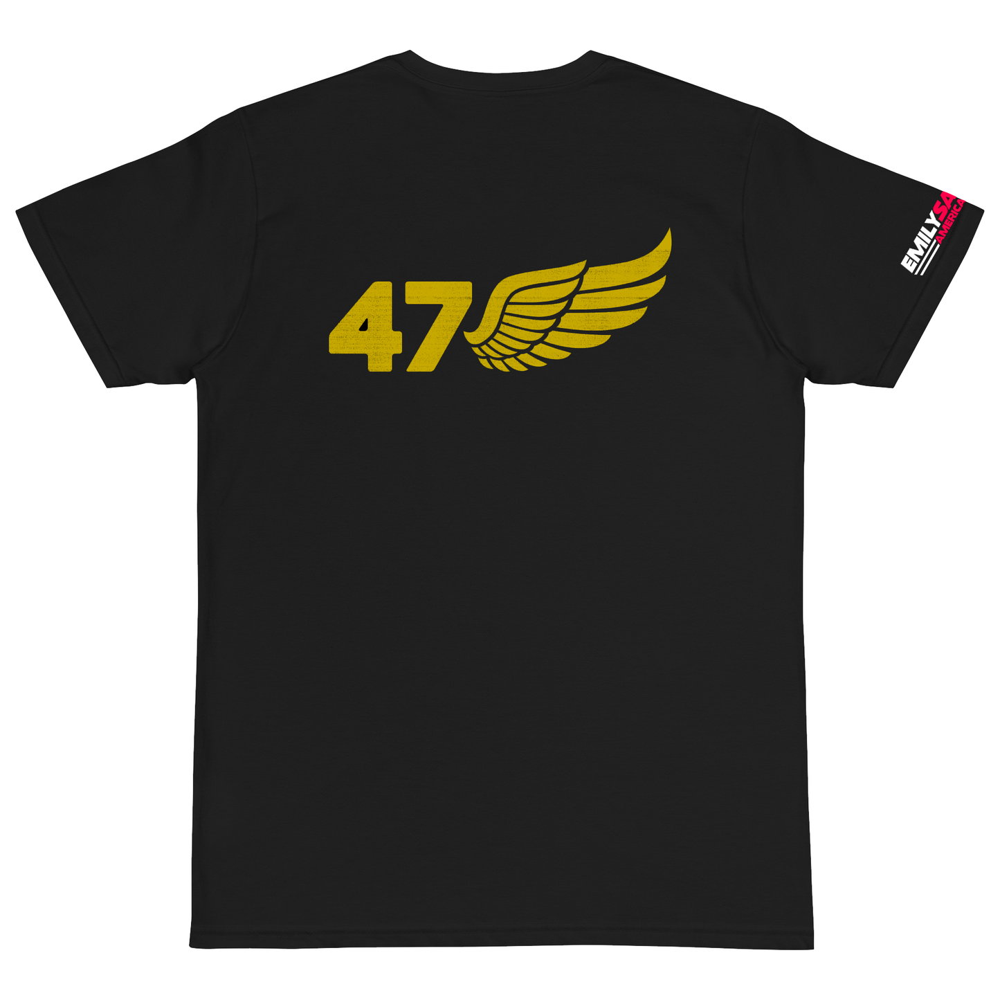 47 Wings Black T-Shirt
