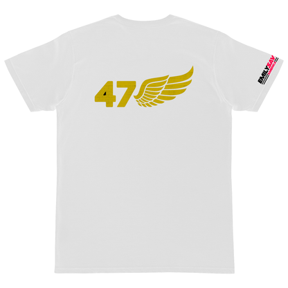 Donald Trump T Shirt 47 With Wings T-Shirt in white
