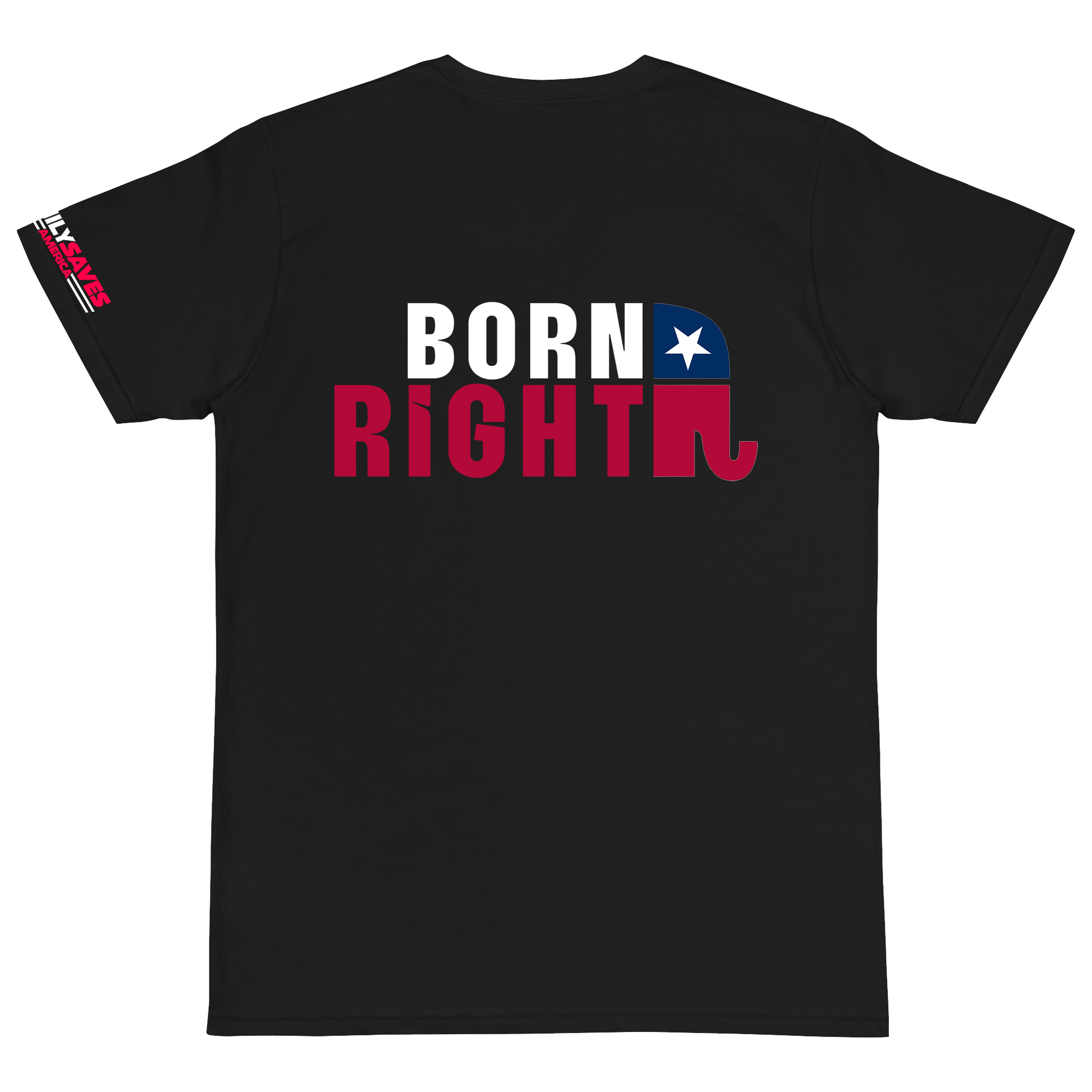 Born Right T-Shirt In Black