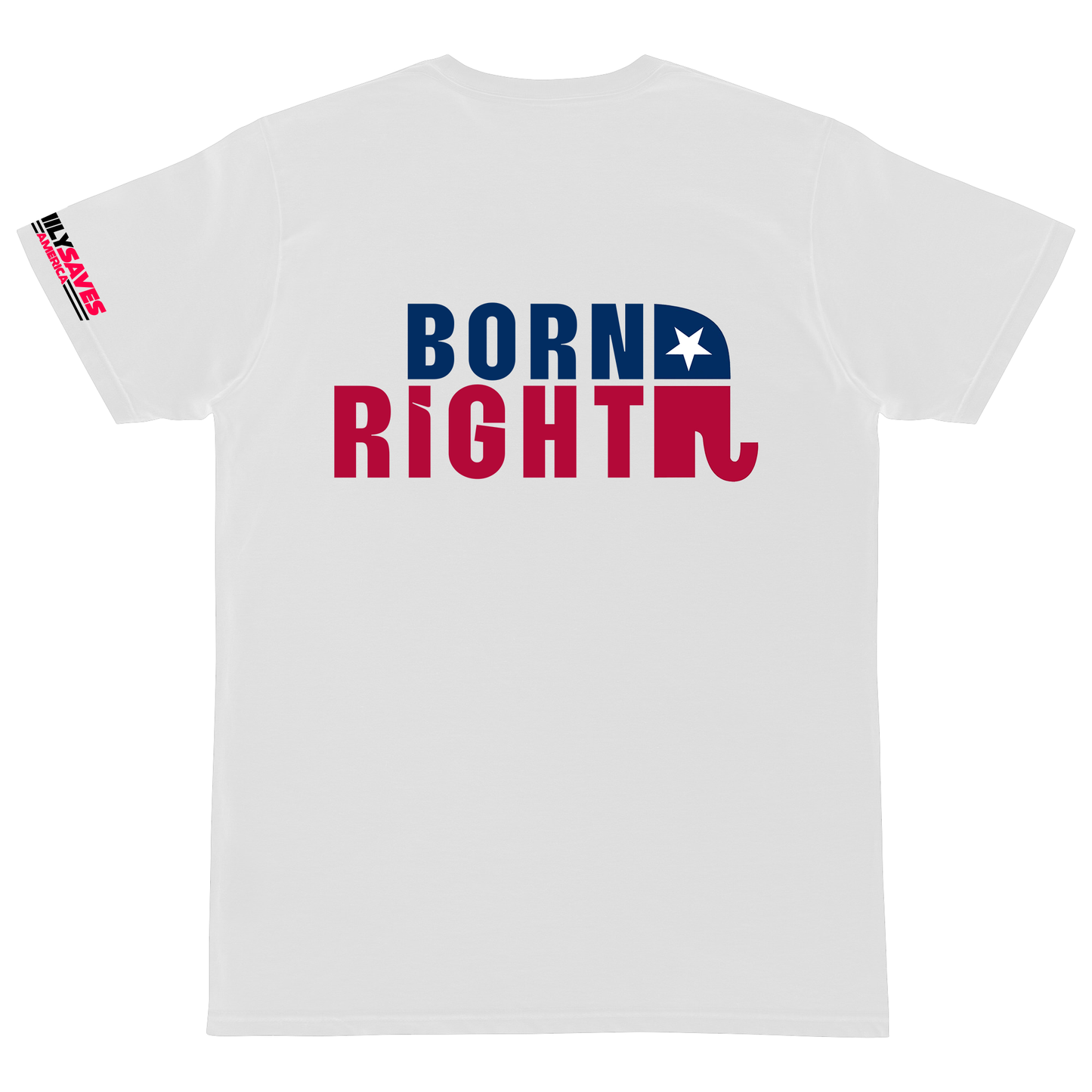 Born Right T-Shirt In White