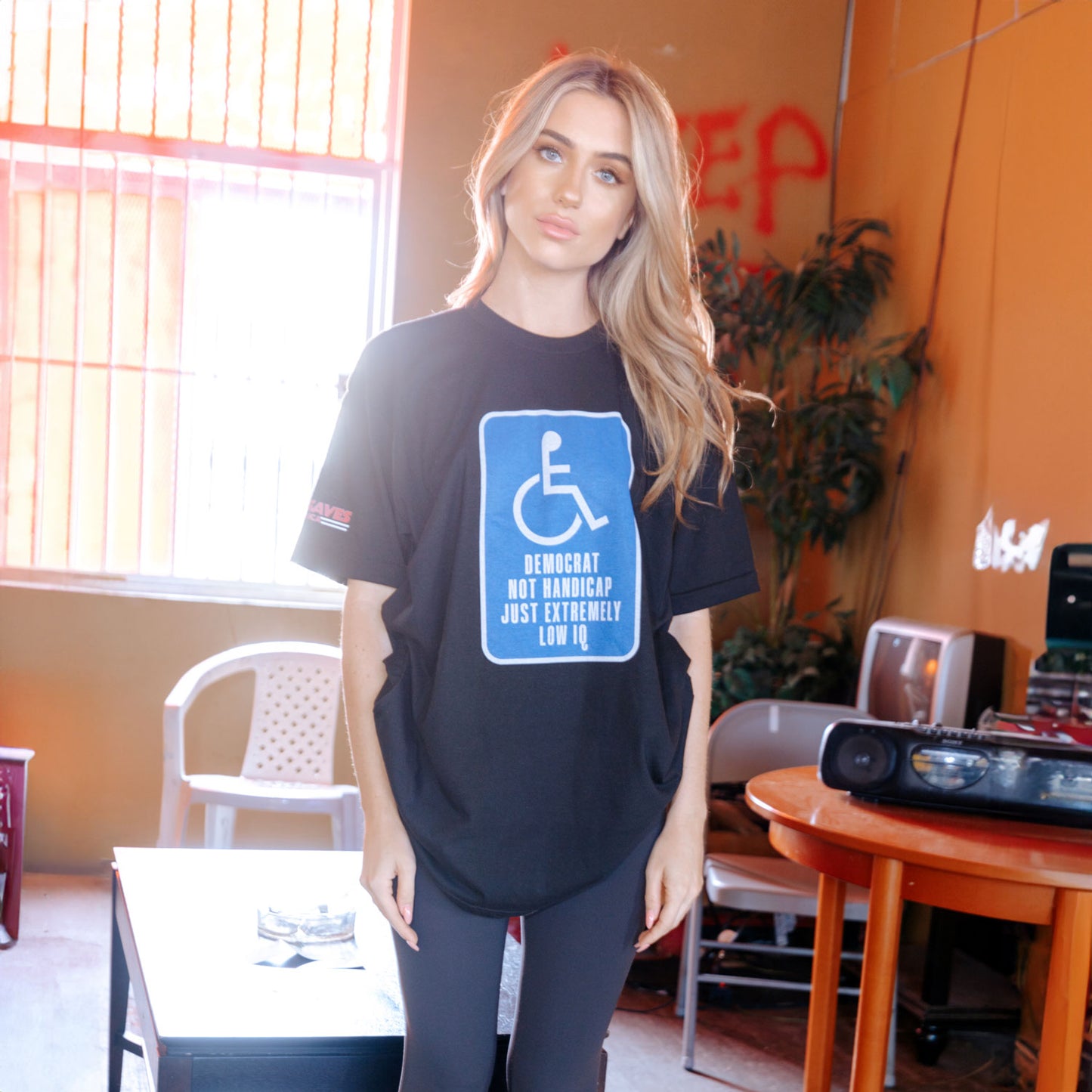 Handicap Black T-Shirt