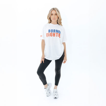 Born Right White T-Shirt